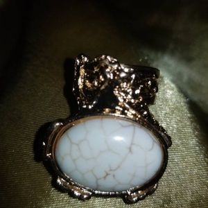 SALE Funky Ring in Turquoise or White